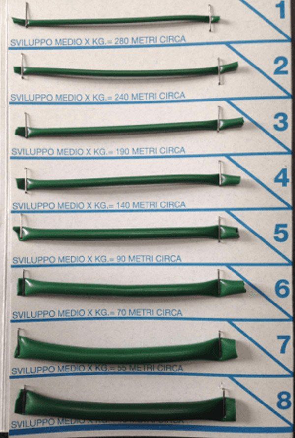 tubetto per legature agricole in PVC