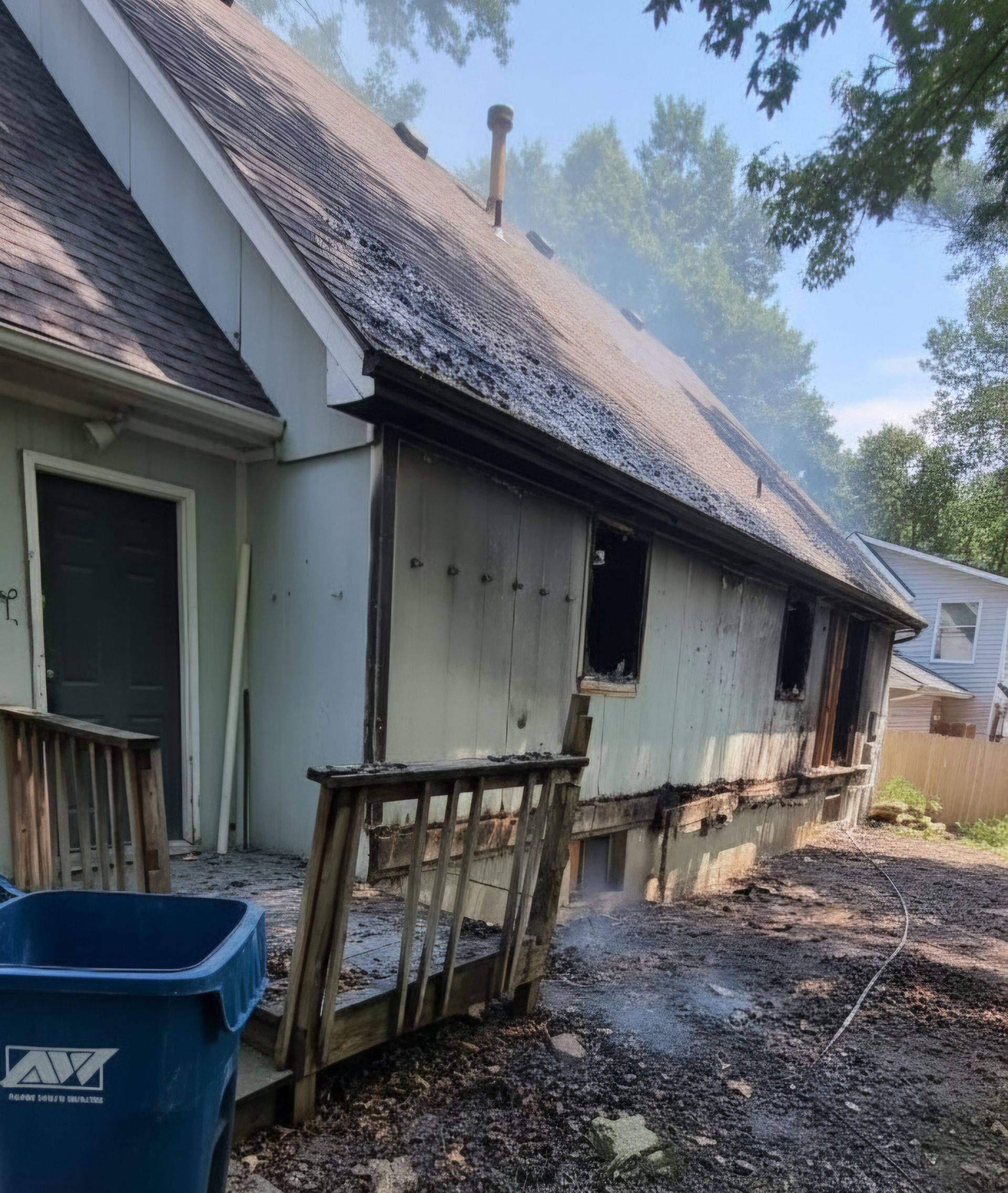 Fire restoration remodel in Liberty Missouri.