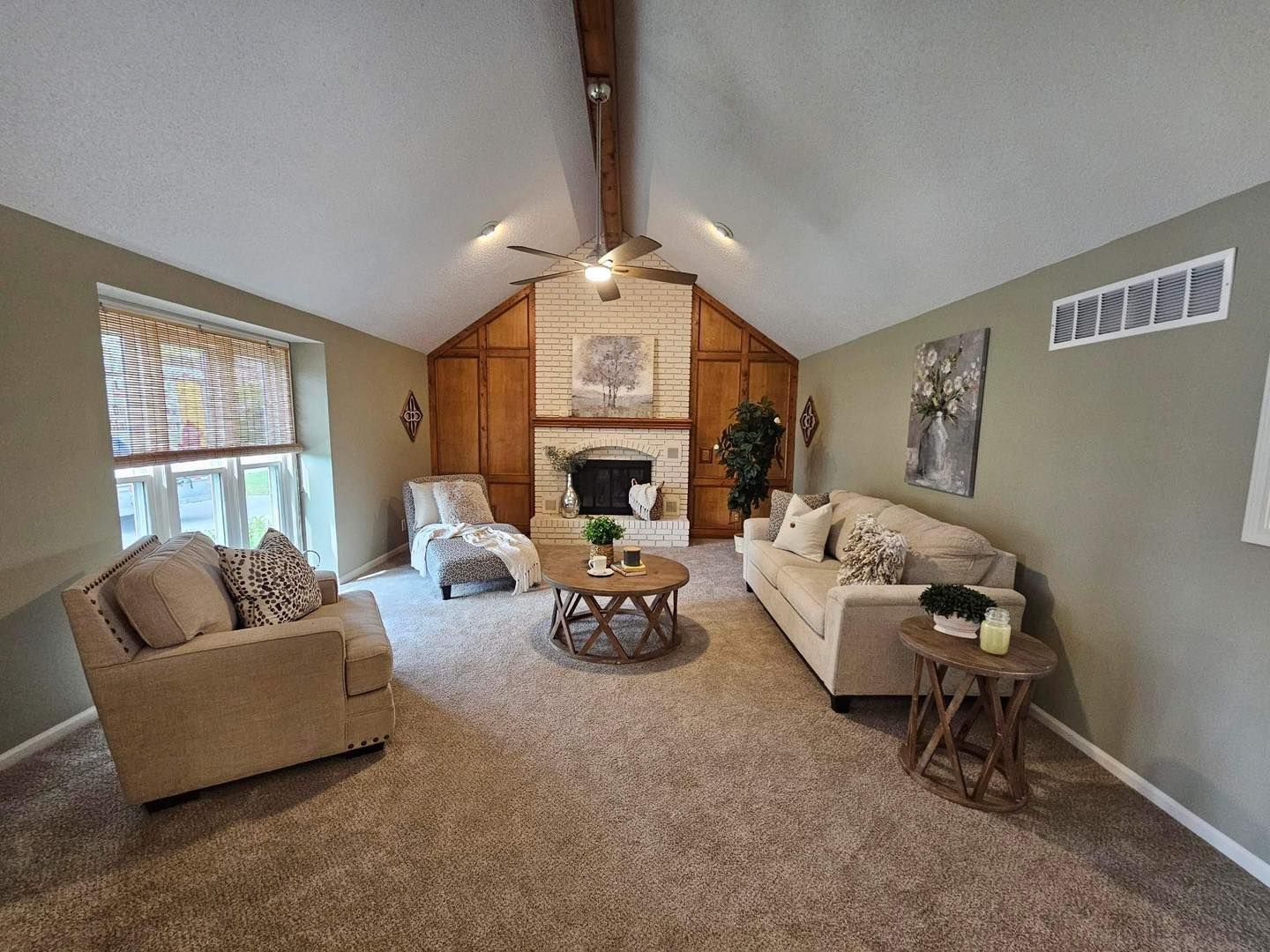 Interior view of Professional home staging services in Kansas city