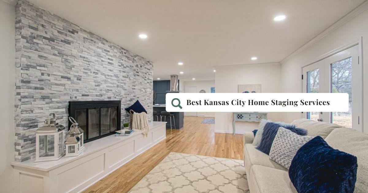 Interior view of Professional home staging services in Kansas city