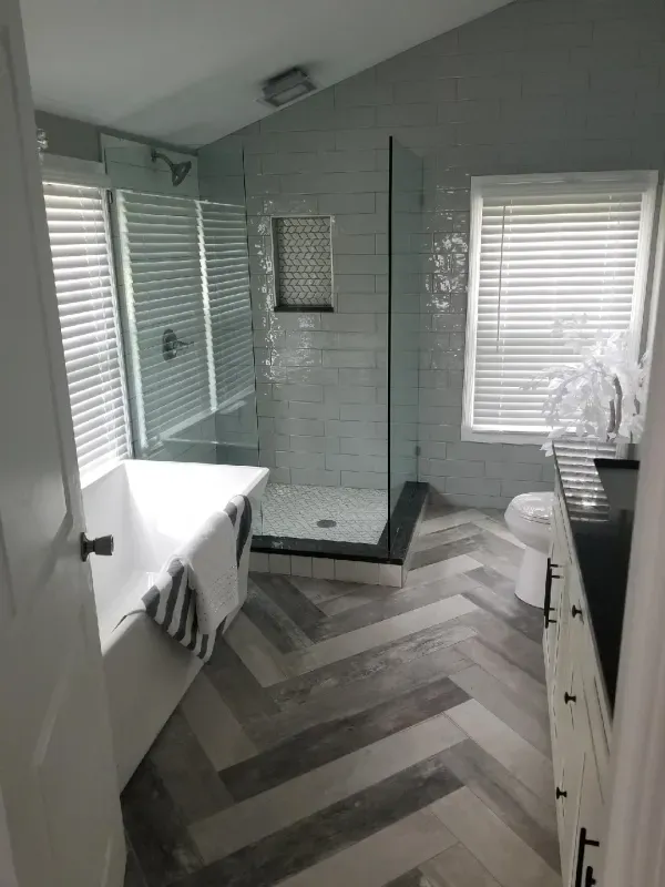 bathroom makeovers for rental property remodeling