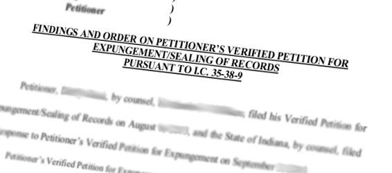 criminal record expungement indiana madison county