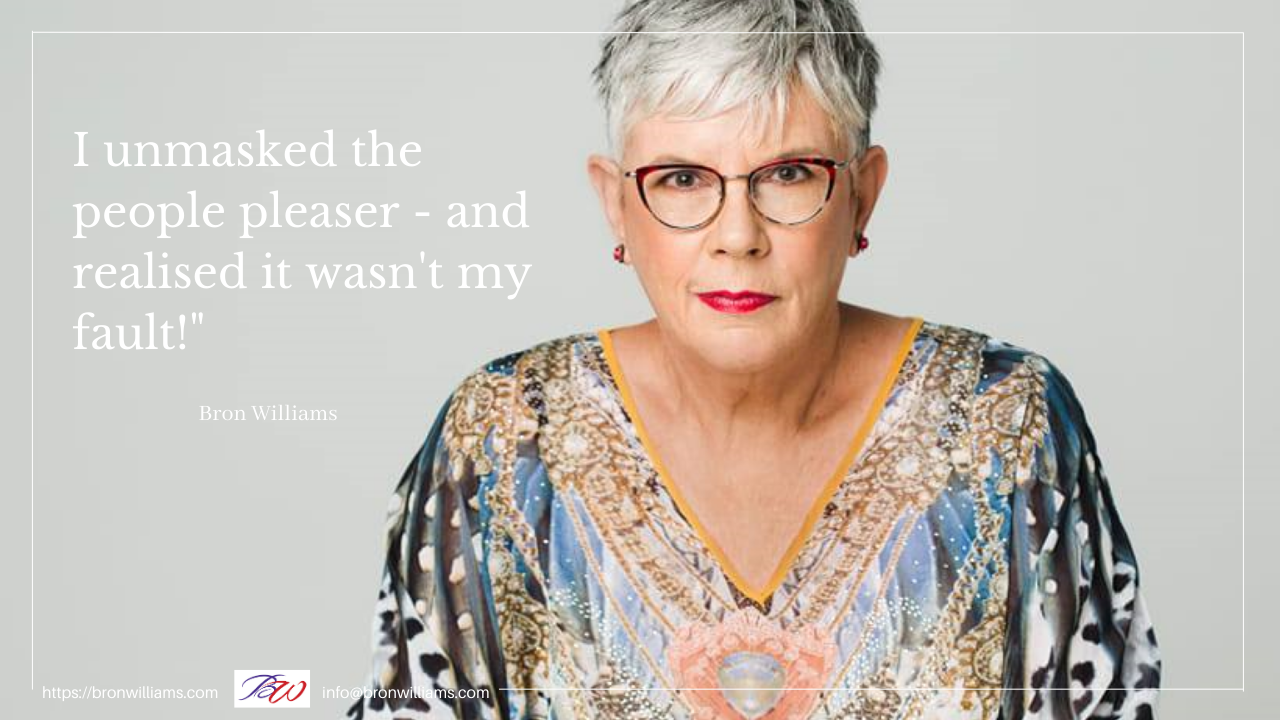 Woman with gray hair and glasses, quote: 