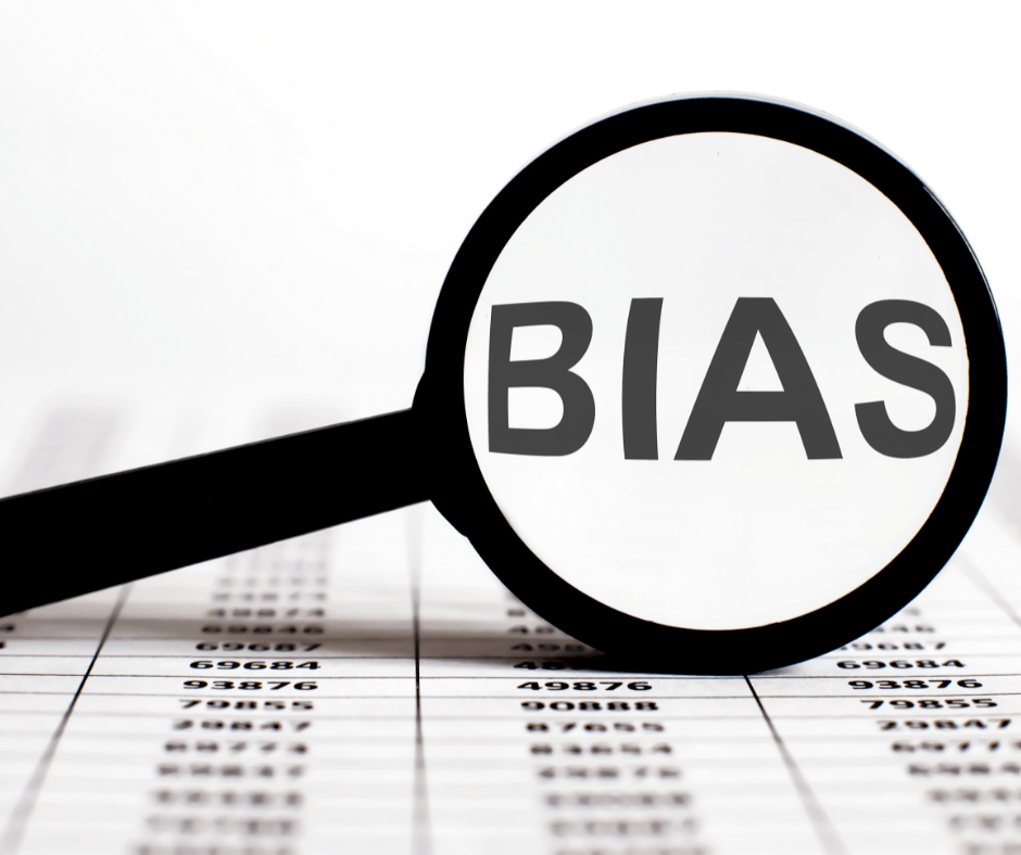 Magnifying glass over the word