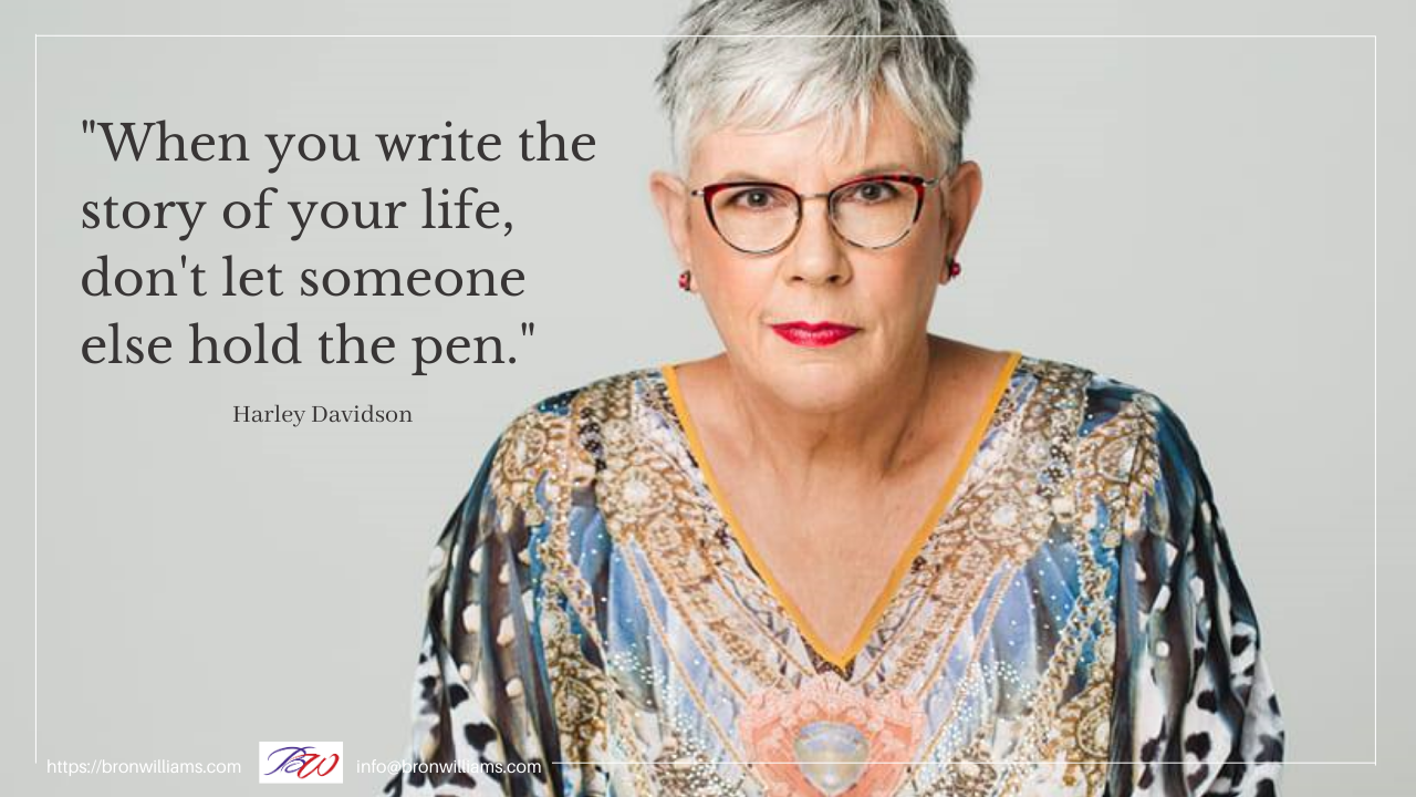 Woman with glasses, quote: 