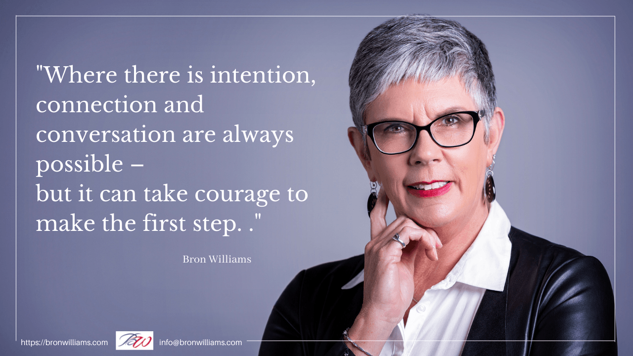 Woman in glasses with a quote: 