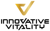 Innovative Vitality logo with gold geometric V icon above black text on a white background