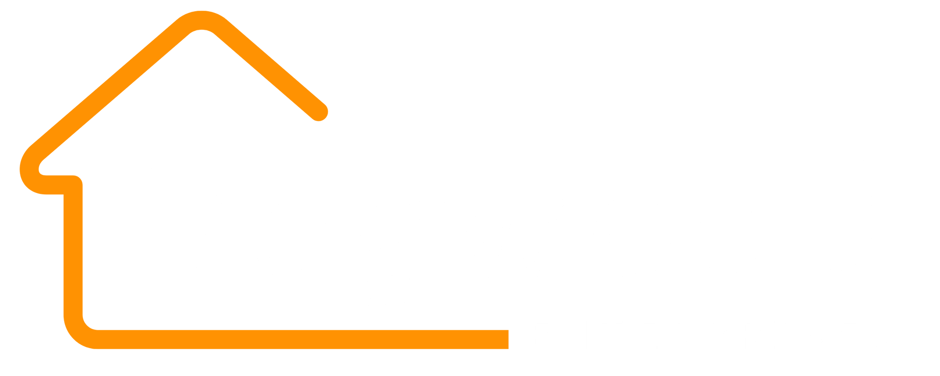 White and orange Dogwood Enterprises Logo