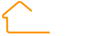 White and orange Dogwood Enterprises Logo