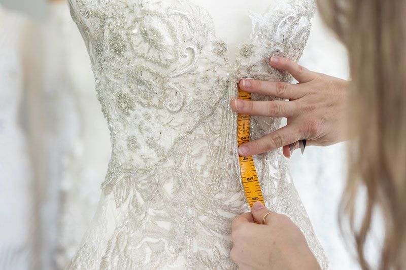 Tailoring Wedding Dress — Anchorage, AK — Rose's Custom Tailoring