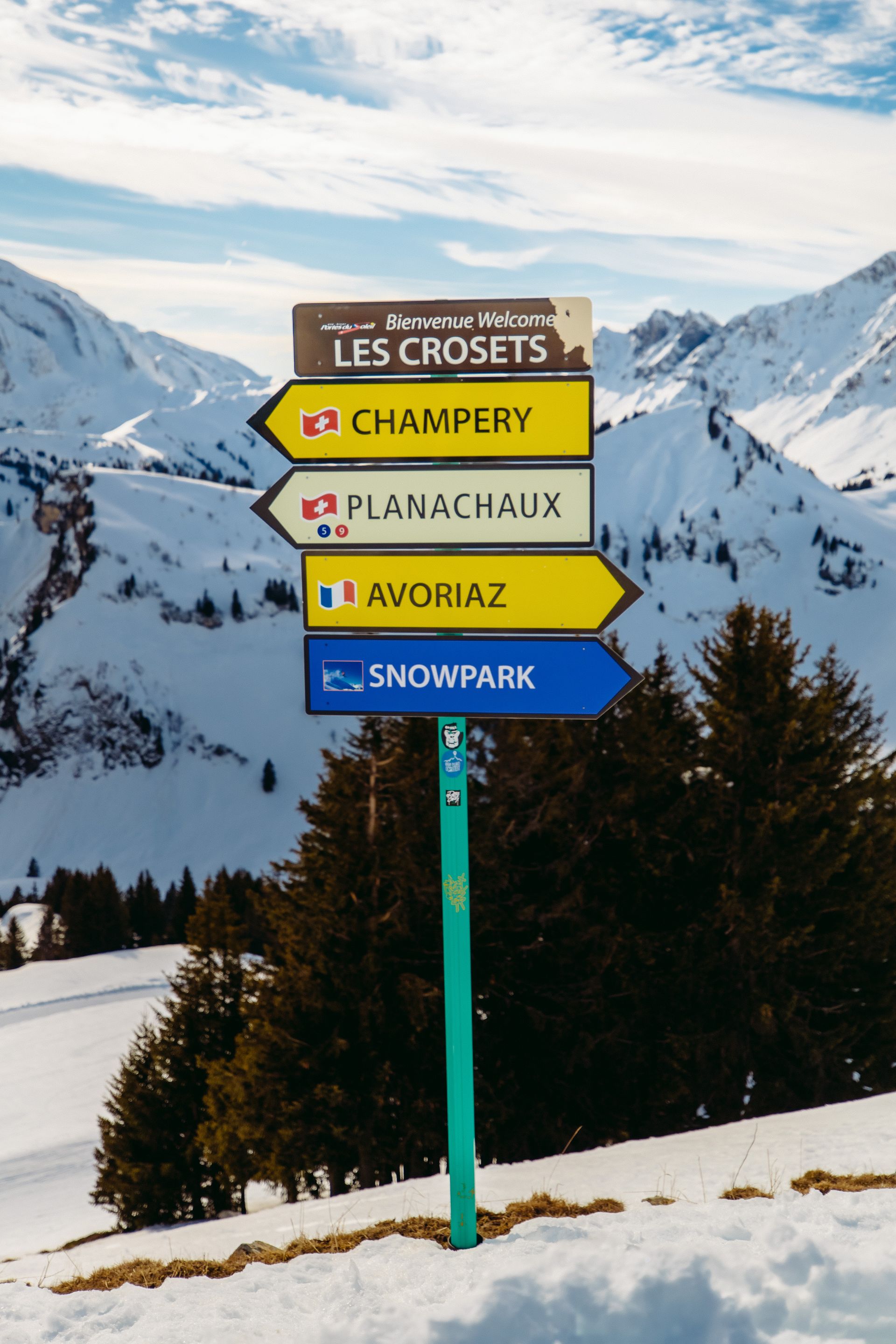 Snow-covered building with