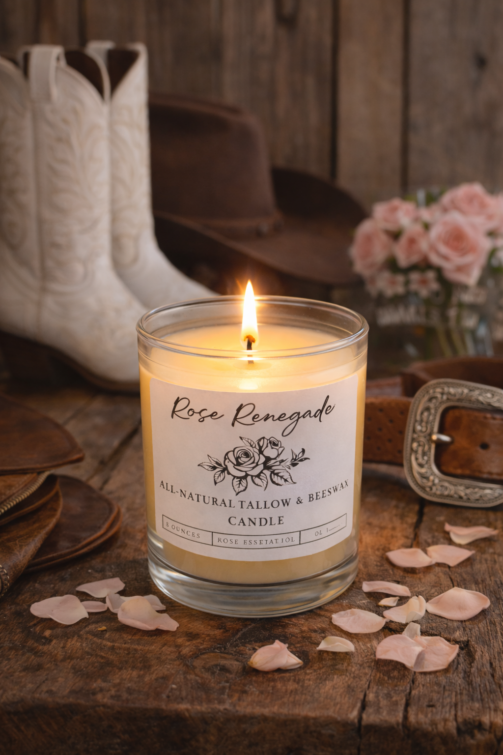 Rose Renegade Candle