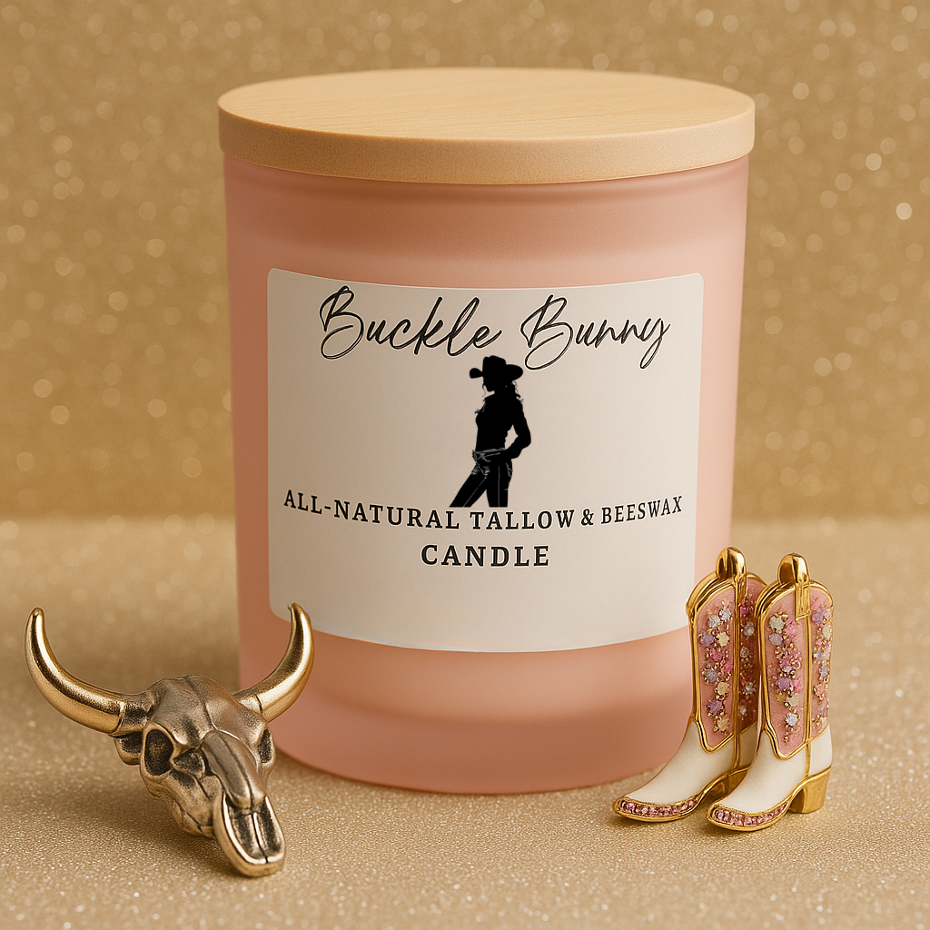 Buckle Bunny Candle