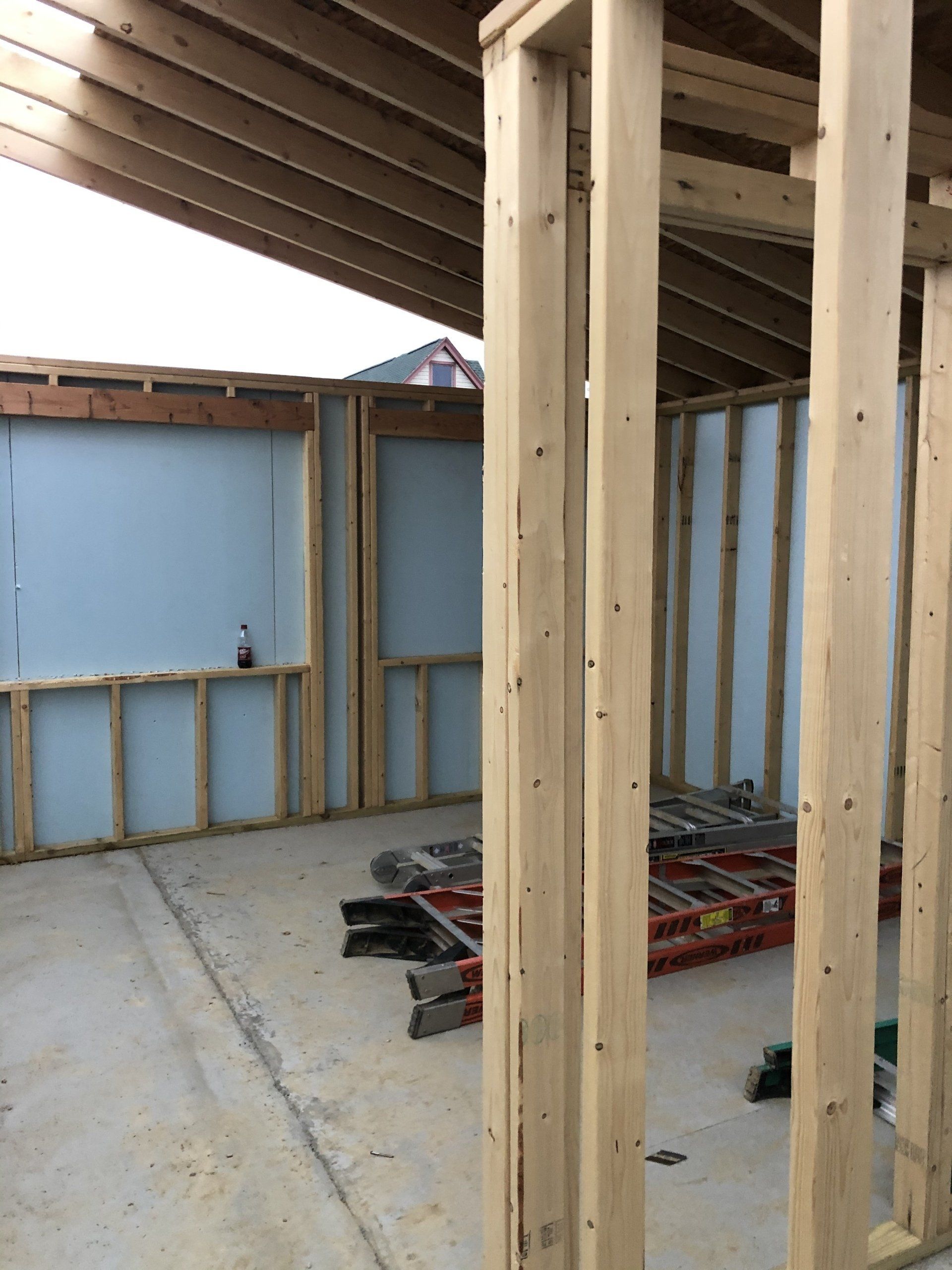 Wood Frames for Room Addition — Pittsburgh, PA — J & J Construction 1