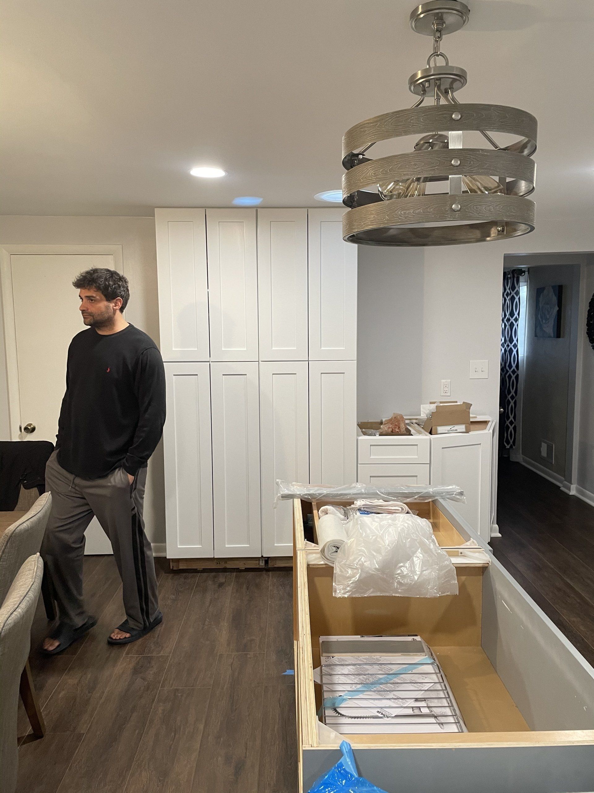 Kitchen Being Remodeled — Pittsburgh, PA — J & J Construction 1