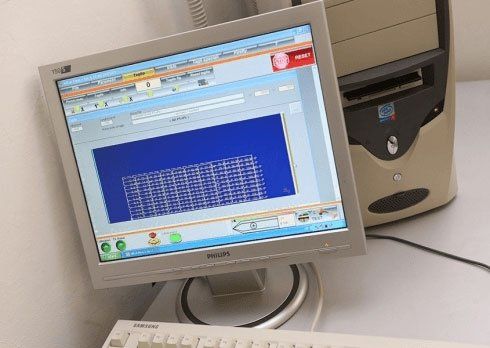 schermo computer con software CAD