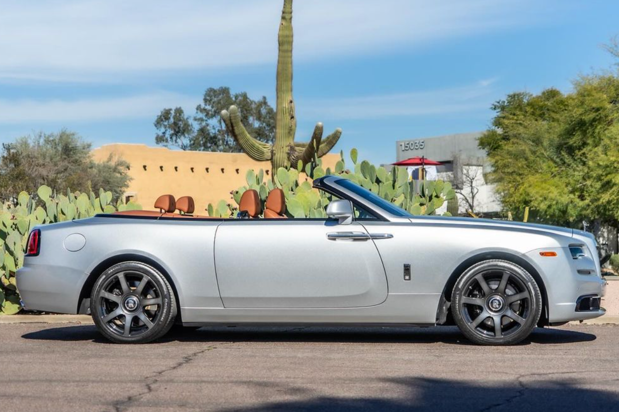 ceramic coated vehicle parked outside