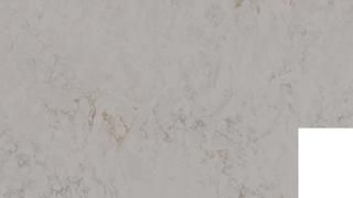 A close up of a white marble counter top.