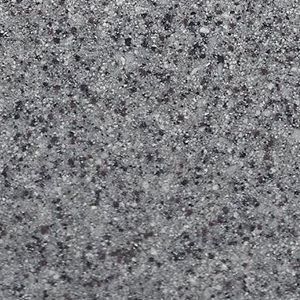 A close up of a gray granite counter top.
