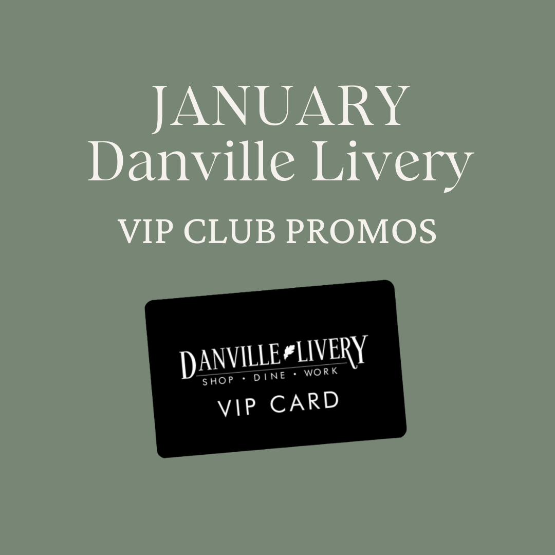 A january danville livery vip club promos card