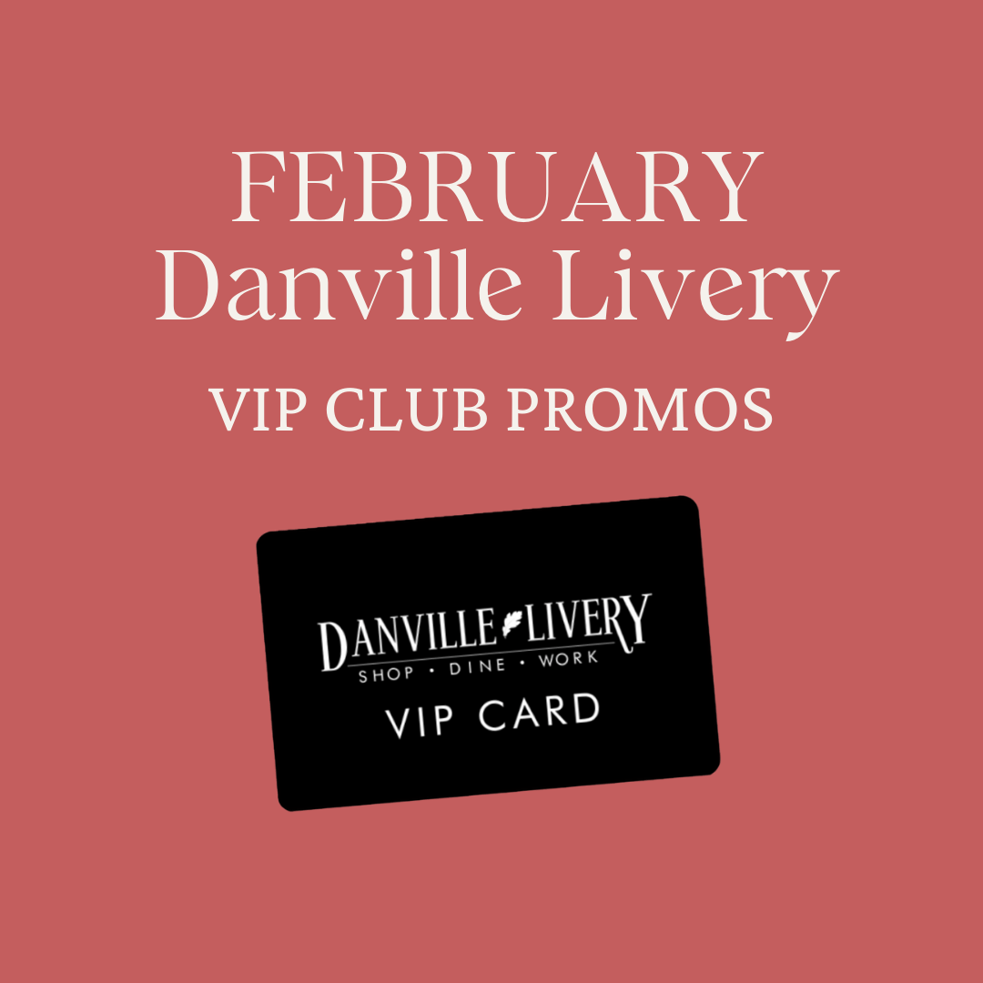 A black danville livery vip card on a pink background