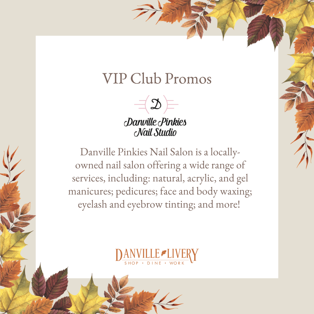 A picture of autumn leaves with the words vip club promos on it