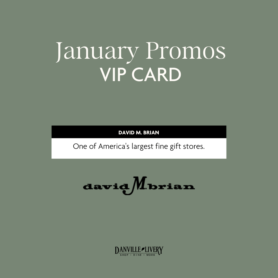 A january promos vip card for david brian