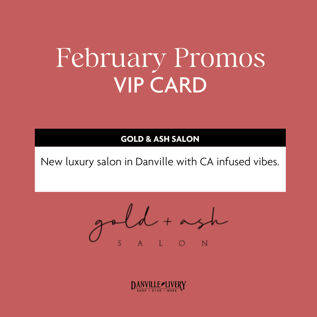 A february promos vip card for gold and ash salon