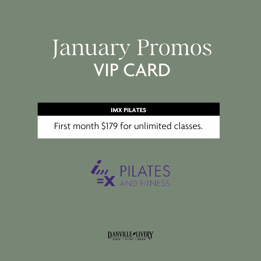 A january promos vip card for pilates and fitness
