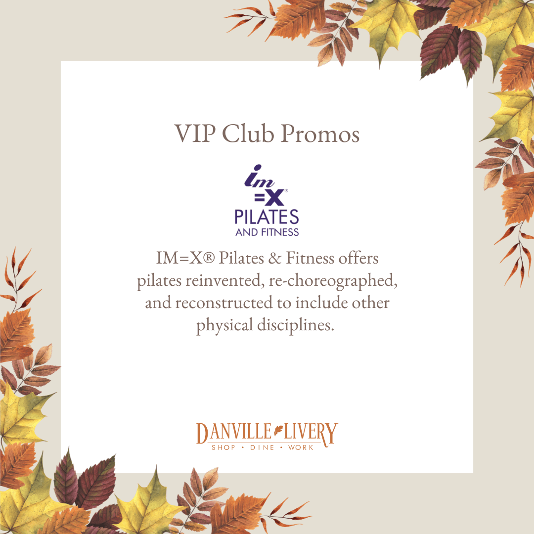 An advertisement for vip club promos for pilates and fitness
