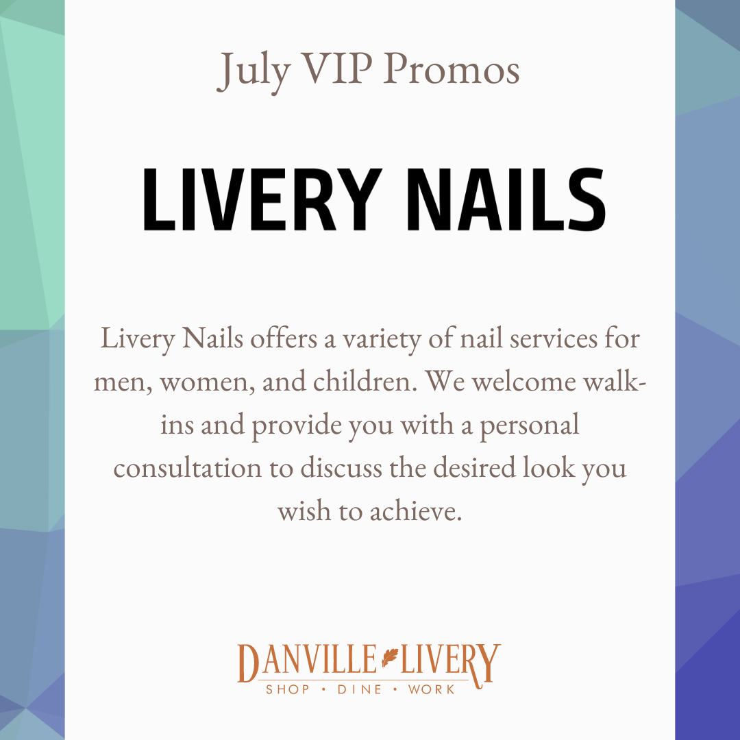Livery nails offers a variety of nail services for men , women , and children.