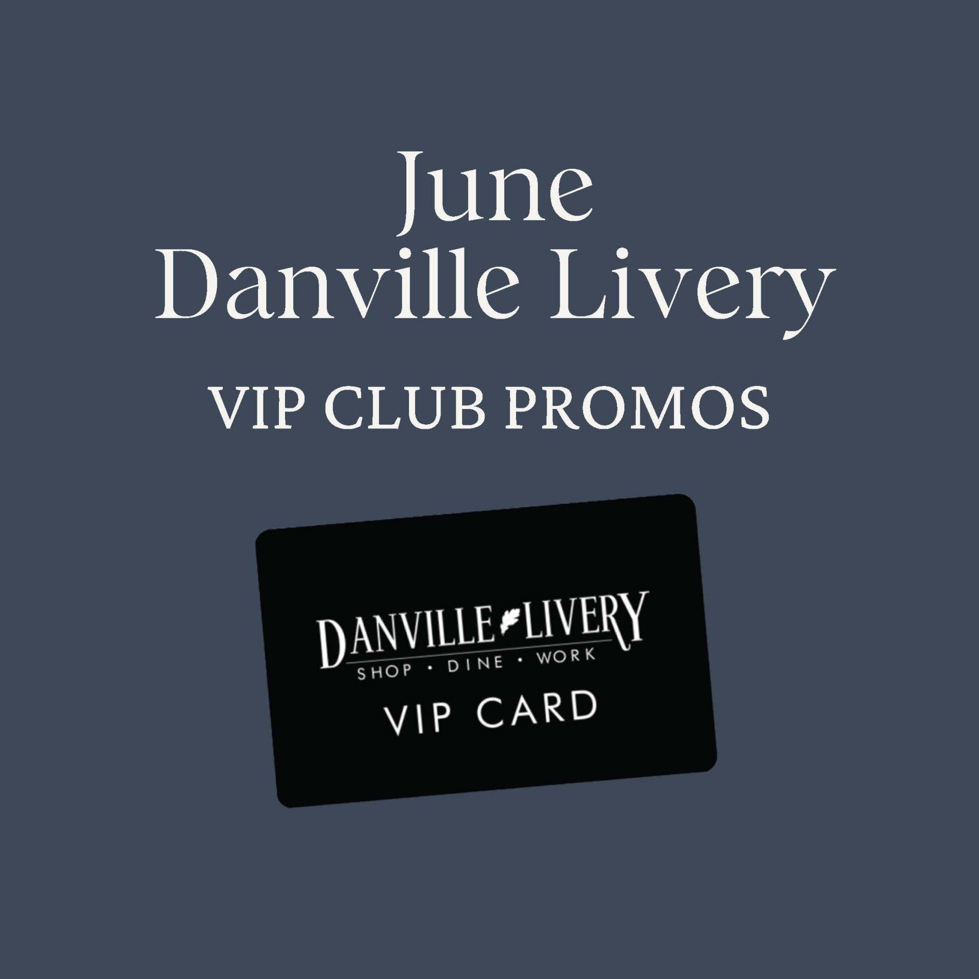A june danville livery vip club promos vip card