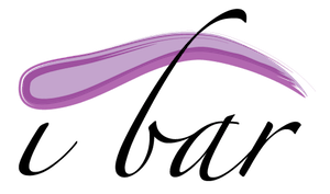 A logo for a bar with a purple swirl