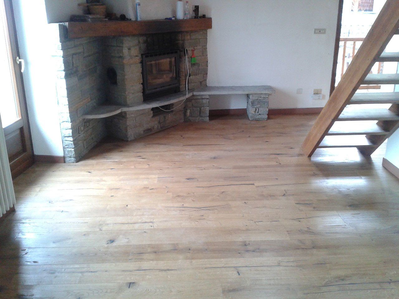 superficie interna villa in legno