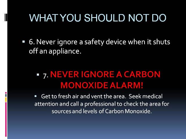 Carbon Monoxide What You Should Not Do—Safety Tips in Springs, CO