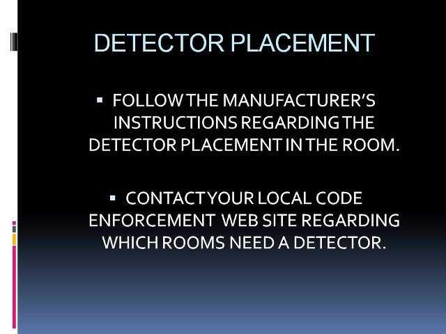 Detector Placement—Safety Tips in Springs, CO