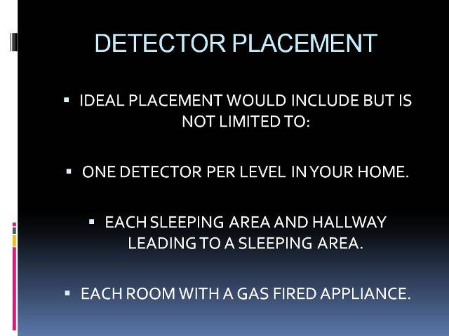 Detector Placement—Safety Tips in Springs, CO