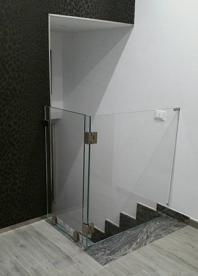 parapetto in vetro