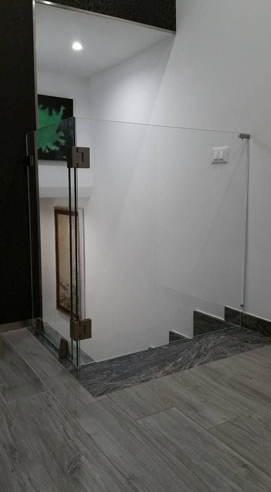parapetto in vetro