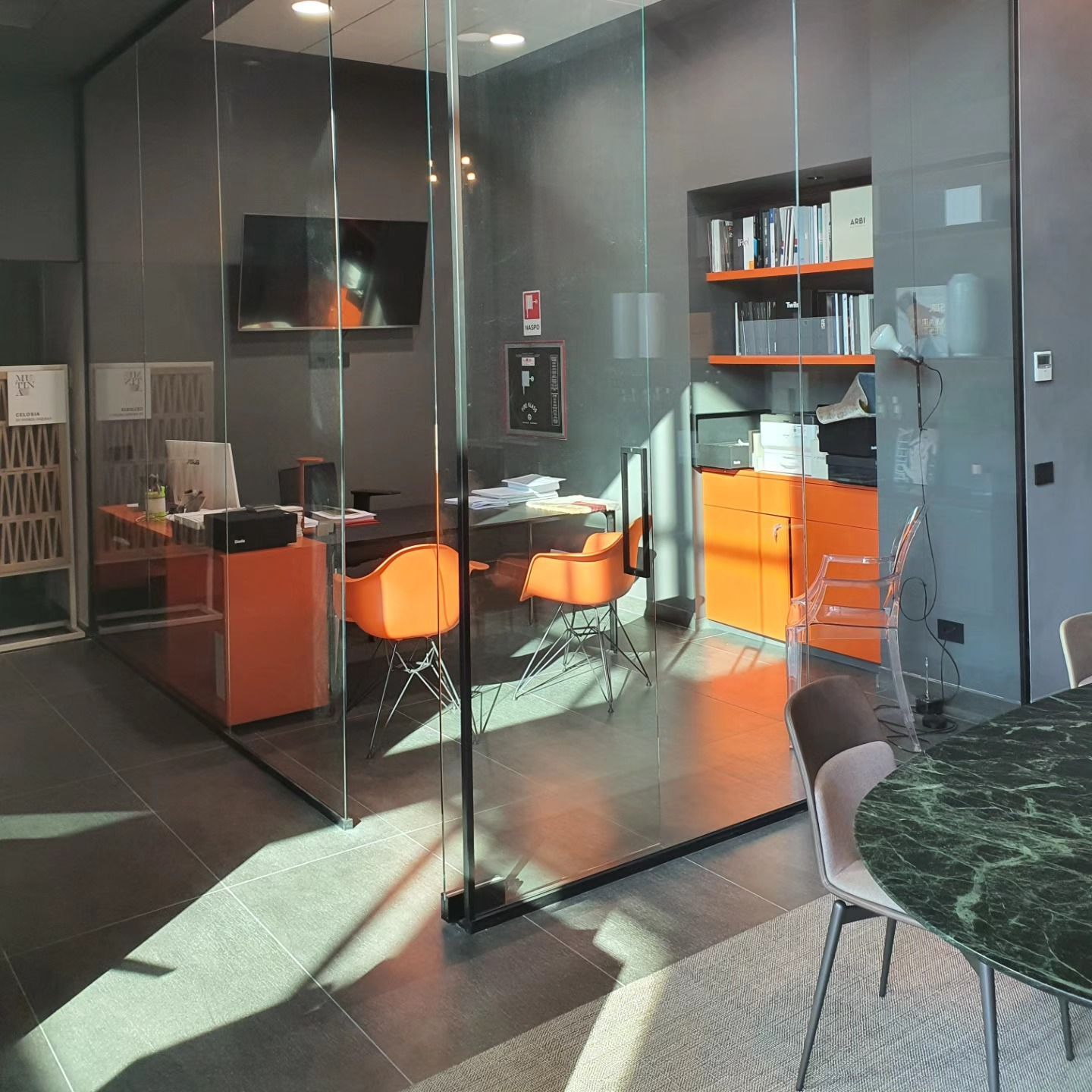 Pareti in cristallo divisorie