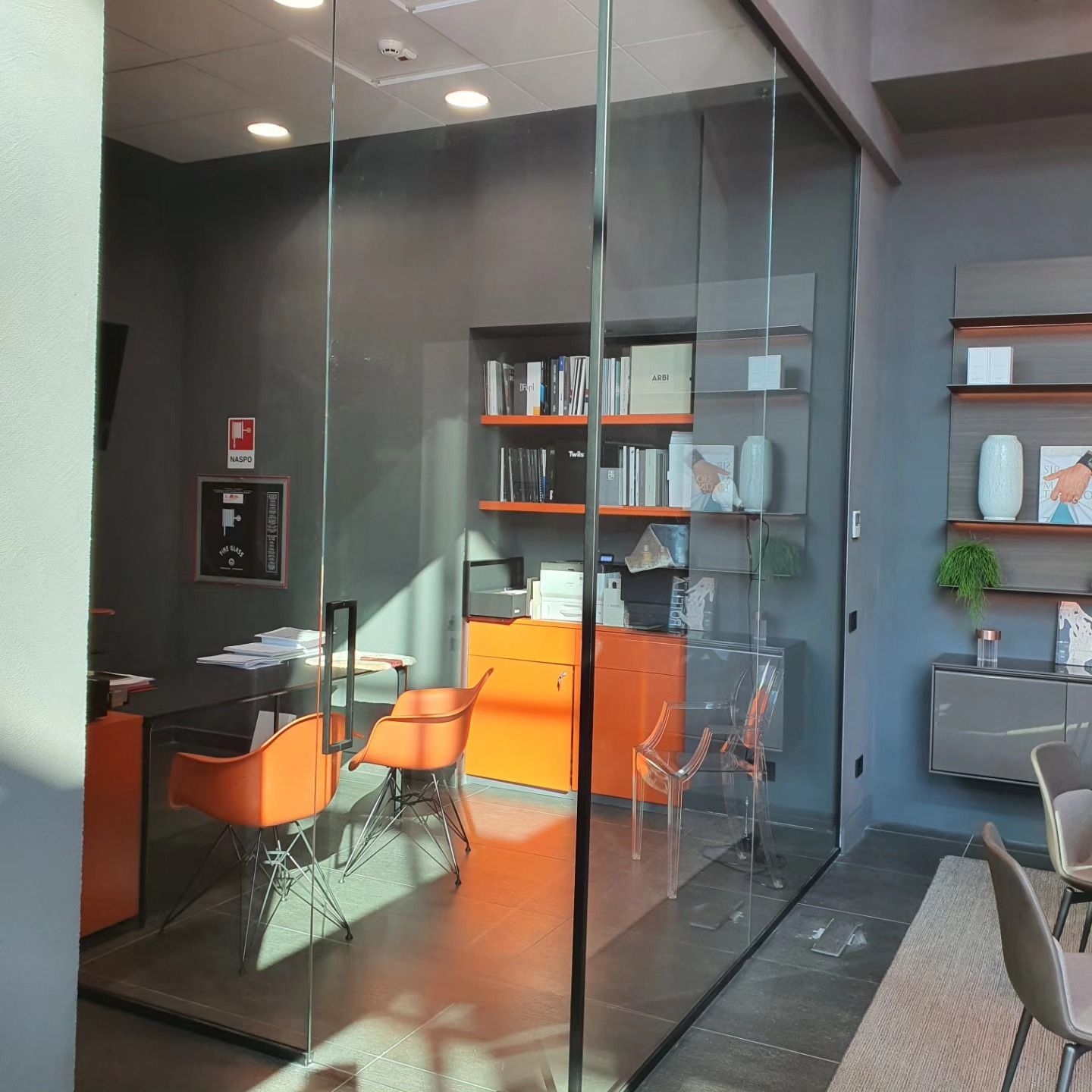 Pareti in cristallo divisorie