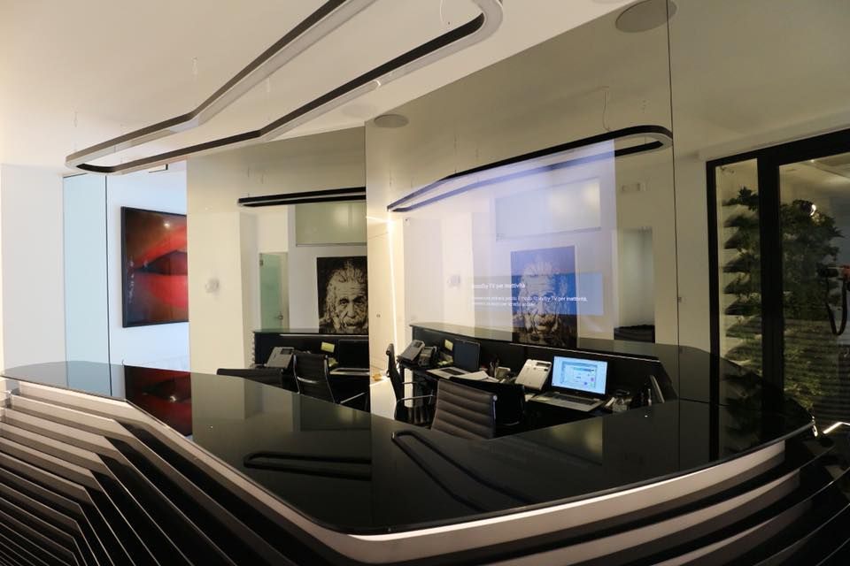 Pareti in cristallo divisorie