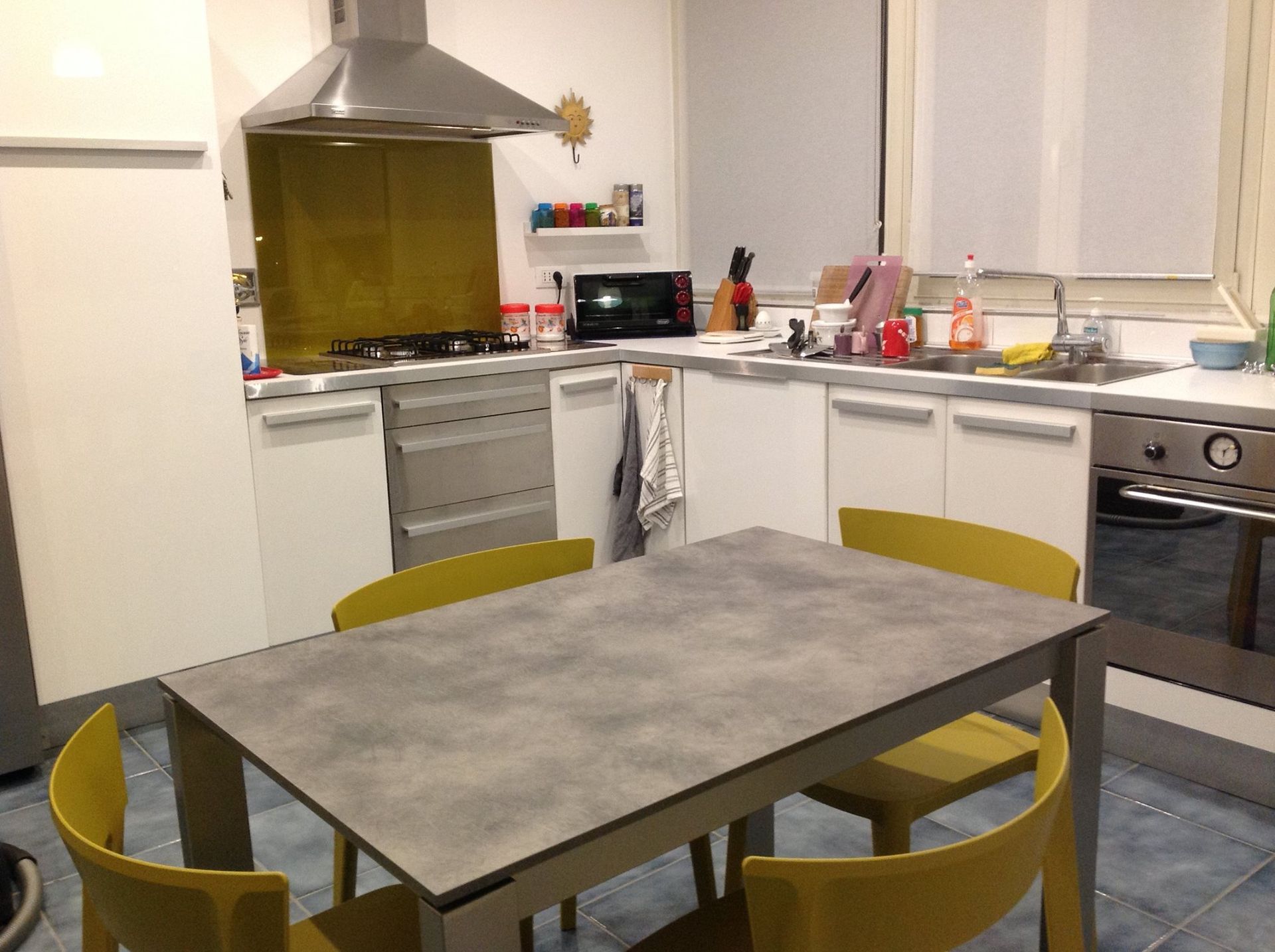 rivestimento in vetro cucina