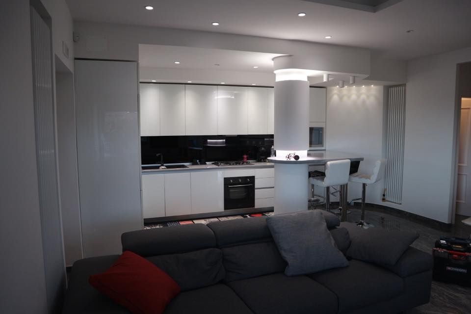 rivestimento in vetro cucina