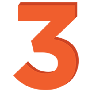 Orange number three.