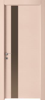 Porta laccata Alder con fascia laterale a contrasto