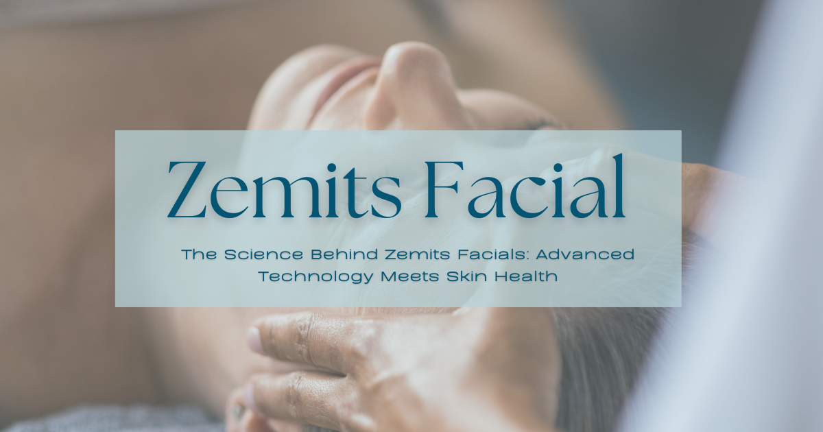 Zemits facial treatment using advanced skincare technology.