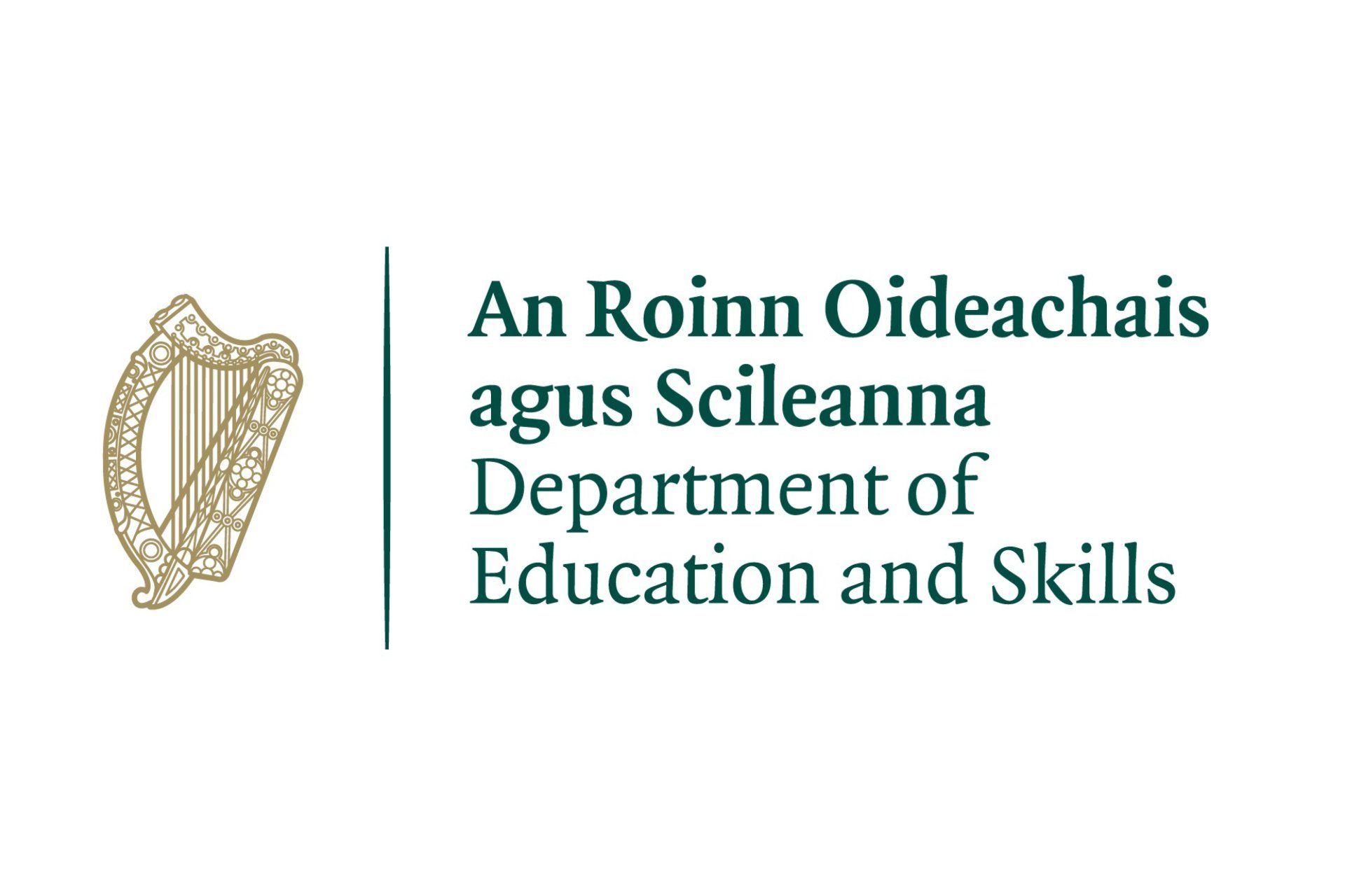 Irish Departments of Education and Skills Logo