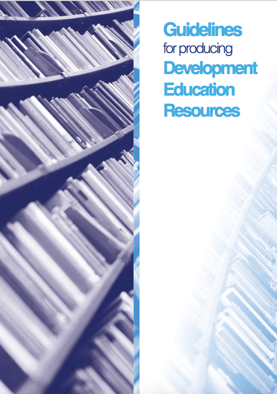 a book titled guidelines for producing development education resources