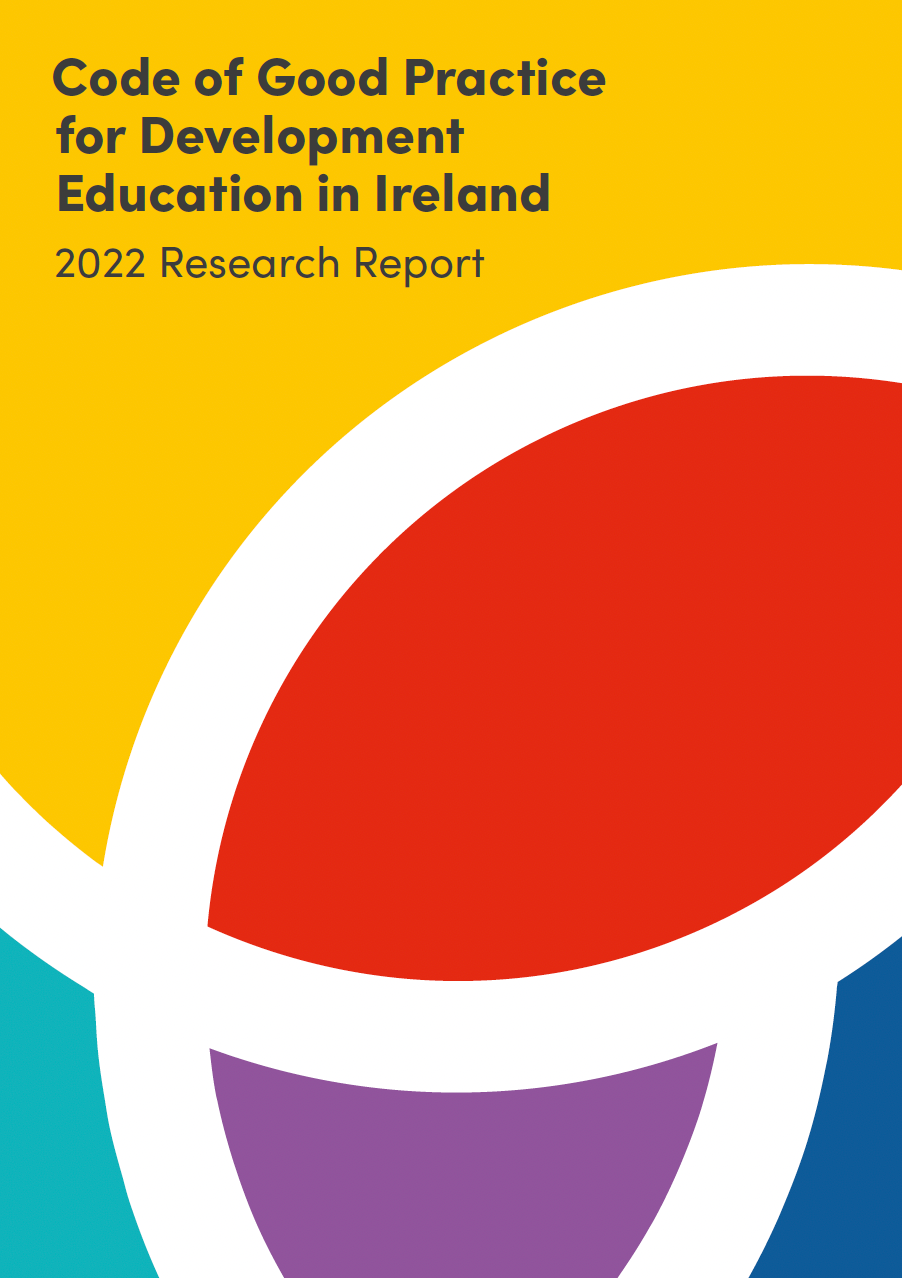 The cover of the code of good practice for development education in Ireland